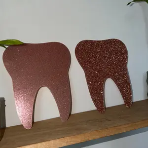 Tooth Wall Art (Glitter Finish)