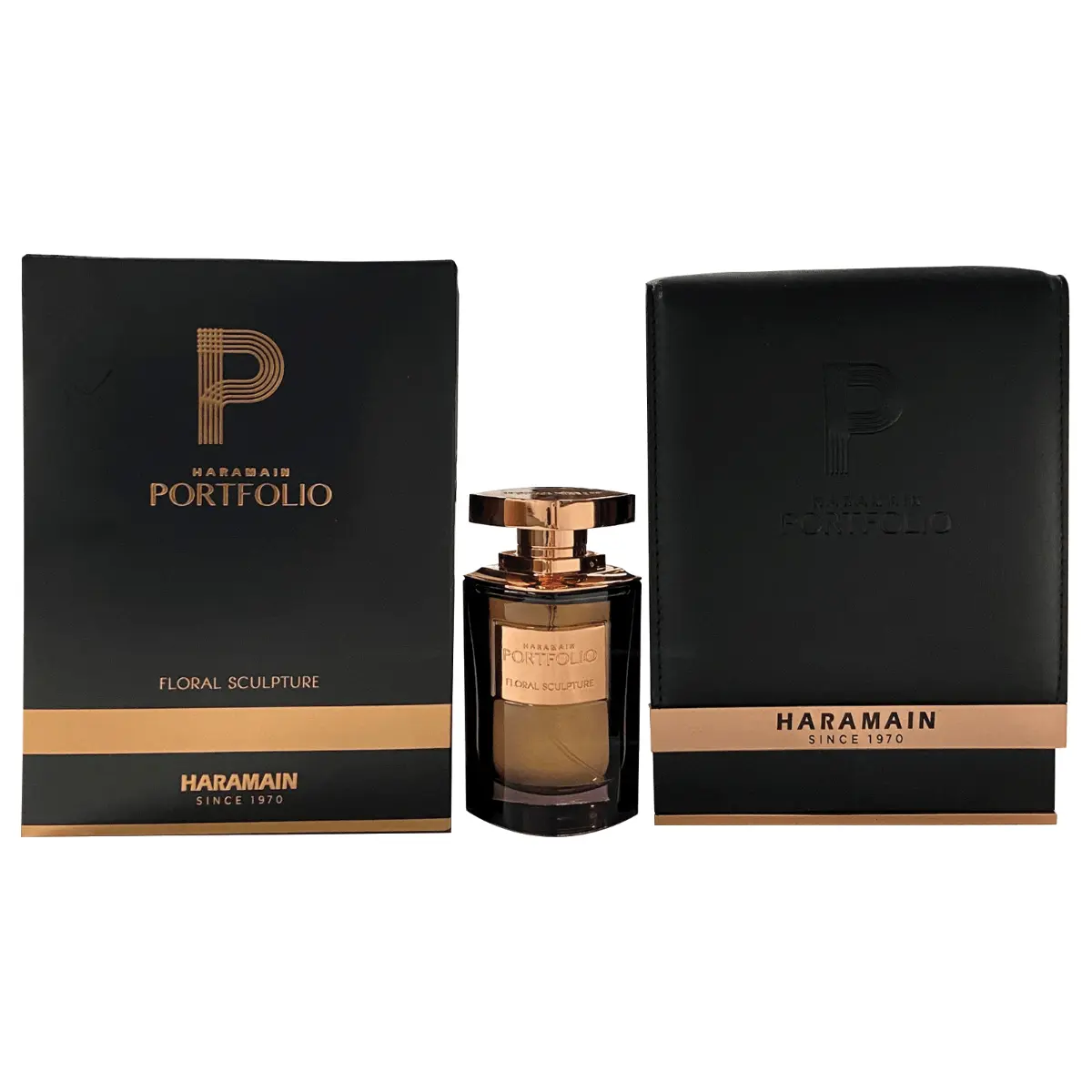 AL HARAMAIN Portfolio Sculpture Unisex Eau de Parfum (EDP) - 2.5oz, Amber Musk, Bergamot, Rose Notes, Romantic Aroma, Romantic Couple Gifts, New In Box
