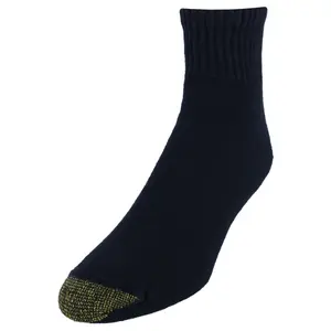 Gold Toe Men's Big & Tall Cotton Quarter Socks (Pack of 6)