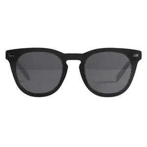 Fifth & Ninth Raleigh Unisex Round Sunglasses - Black
