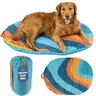 Travel Dog Bed - Foldable & Packable for Travel, Road Trip, Camping– Lightweight, Water Resistant & Cozy with Soft Padding– Compact, Portable & Machine Washable