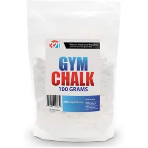100 Gram (3.52 oz) Loose Gym Chalk - for Weightlifting, Rock Climbing, Kettlebells, and Gymnastics