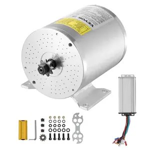 VEVOR 2000W Electric Brushless DC Motor Kit - 48V 4300rpm Motor with Upgraded Speed Controller for Go Karts E-Bike Motorcycle Scooter