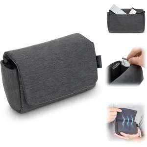 Compact Digital Camera Case Pouch for  G7 X G7X Mark III II Ricoh GR IV GR4 HDF Monochrome GR III GR IIIX  ZV-1F RX100 VII VA VI V IV III Lumix ZS99 Camera DB-120 Bag with  Closure