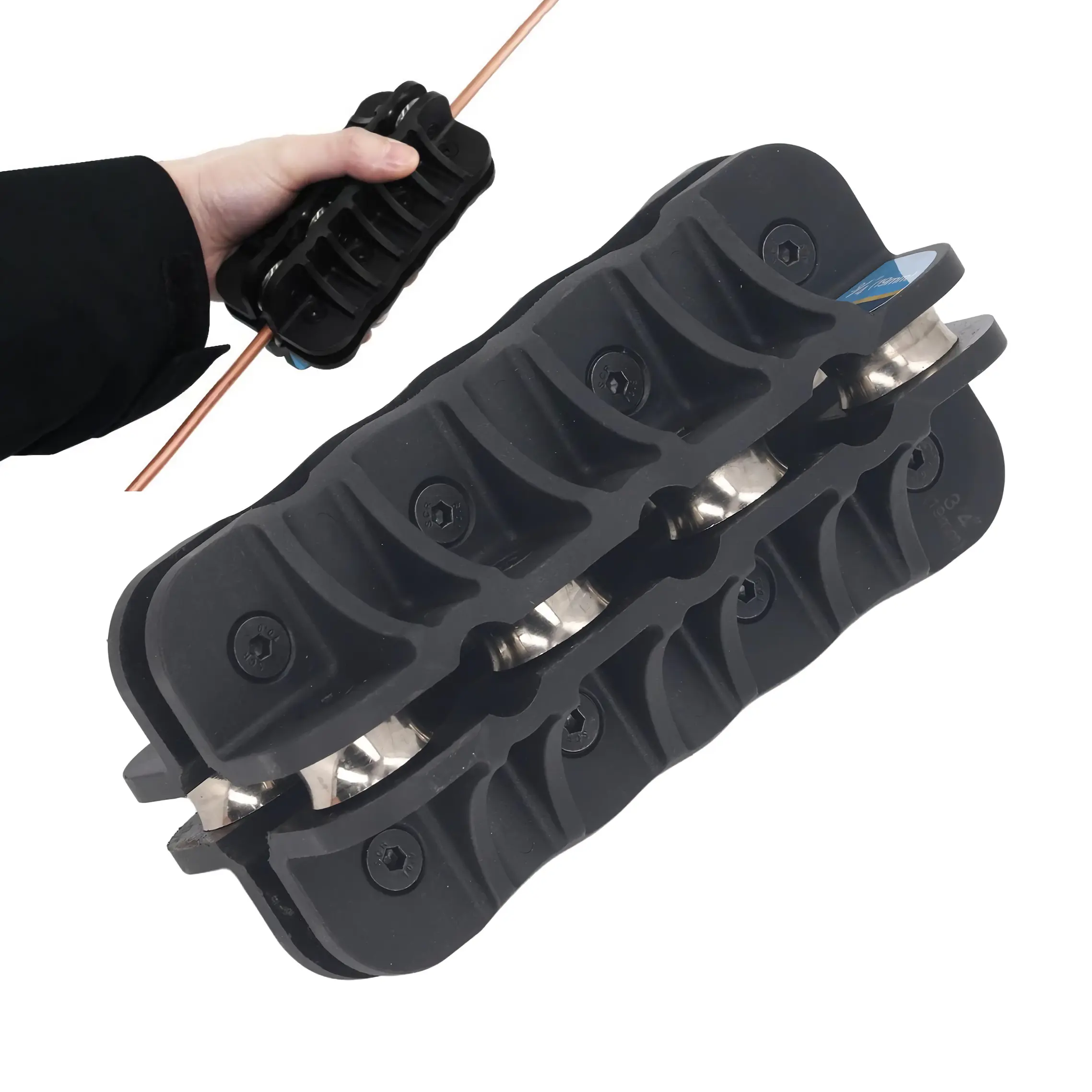 Handheld Multipurpose Tubing Straightener Tool - 3/8in, 3/4in for Brake, Fuel Lines, Copper Coils, Aluminum, Steel, Durable, Multifunction Multitools & Accessories, Tools of the Trade, Portable for Automotive Repairs, DIY Maintenance