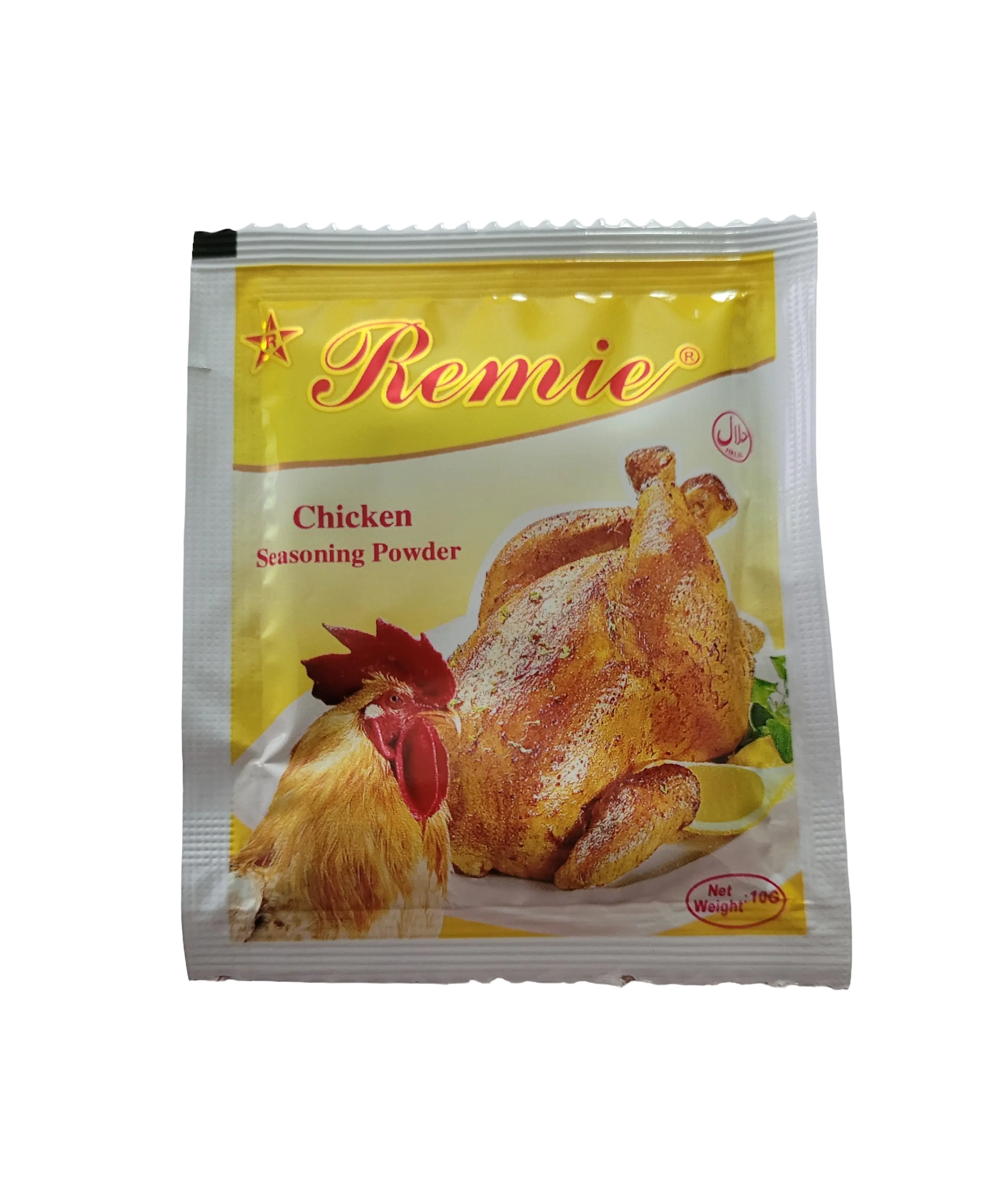 Remie Flavorful Chicken Spice Seasoning Powder with Onion & Vegetable, Pack of 10 (10g Each)