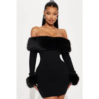 Ronnie Sweater Mini Dress Fashion Nova - TikTok Shop