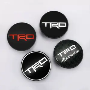 4PCS 60mm Car Wheel Center Hub Cap Badge Sticker Car Decorative Sticker Styling Accessories For Toyota Corolla Camry RAV4 Yaris Hilux Crown TRD Prius Auris Decal For Cars