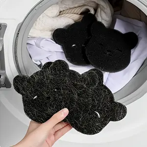 Reusable Washing Machine Brush Filter Set, Manual Cat Hair Cleaner, Non-Electric Plastic Fill Filter, Captures Hairs and Debris