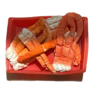 Miniature dollhouse crab legs handmade