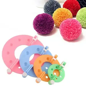Home Fluffy Pom Pom Maker 8pcs Knitting Supplies Craft Thread Tool Easy Use