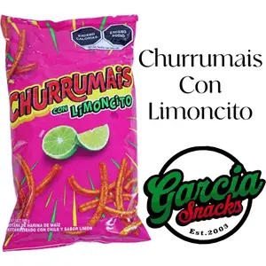 Churrumaiz Con Limoncito Snack Crispy Crunchy Tangy Chip Flavor - Exotic Mexican Snack with Crispy Texture and Tangy Flavor