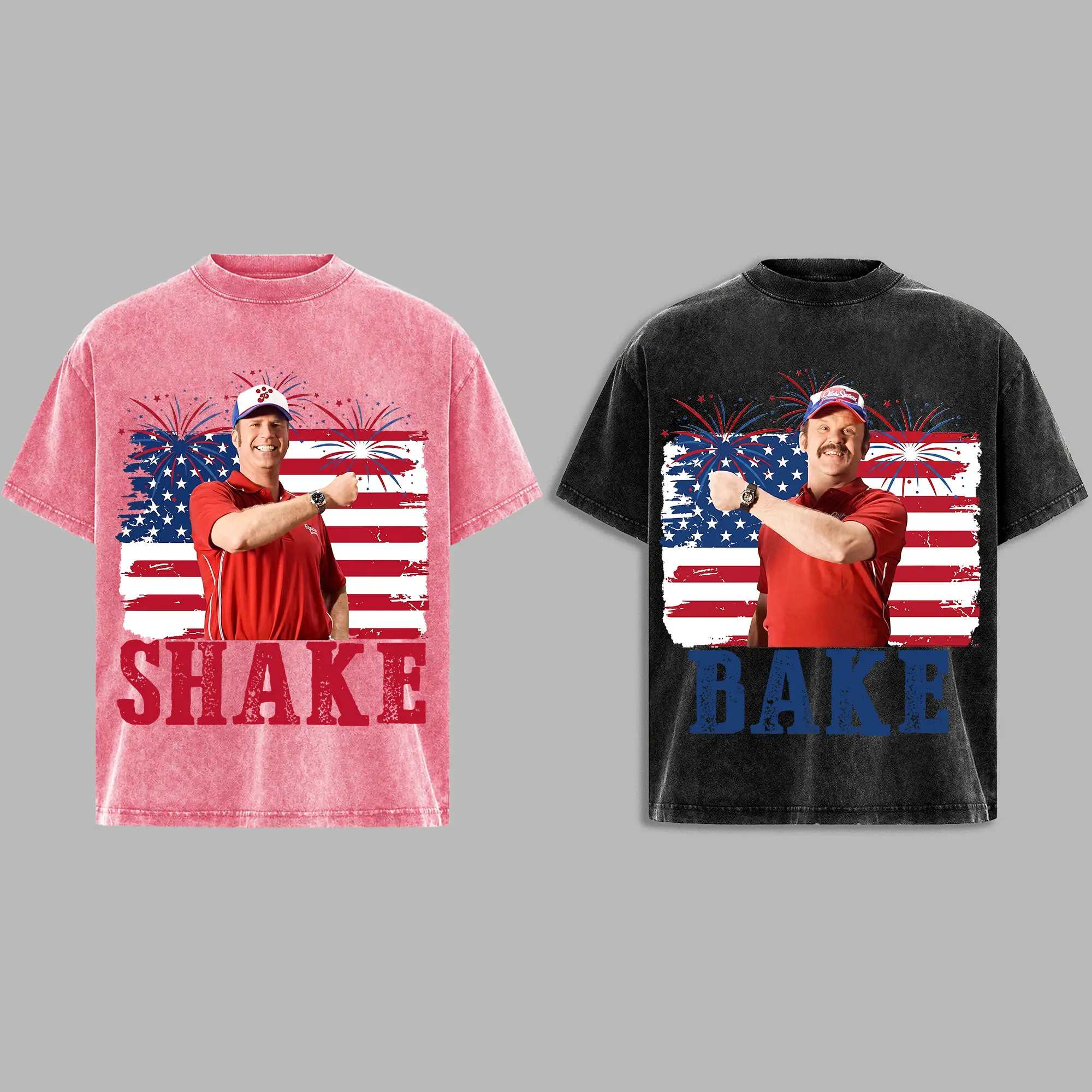 Shake And Bake Couple Shirts | Funny 4th Of July Matching Couple Tee | Independence Day Graphic Shirt,  ShakeAndBake, FourthOfJuly, 4thOfJuly, CoupleShirts, Fireworks