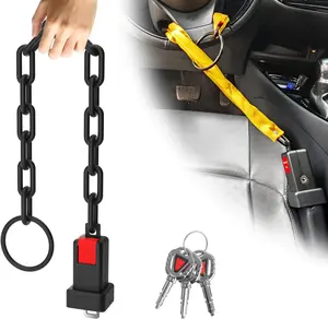Steering Wheel Lock Anti- Device, Seat Belt Lock, Anti   Device with 3 ,   Prevention Device Fit  , SUV, Golf Cart