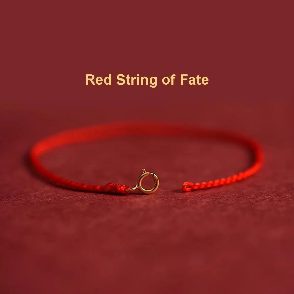 Handmade Red Cord Heart String Necklaces with Gold-Plated Clasp - Unisex Protection & Good Luck Costume Jewelry, Meaningful Fashion Accessory Gifts, Meaningful Gifts, Good Luck Charm, Hand-Made Necklaces, Red Cord Necklaces