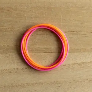 Dunkin Donut: Silicone Jelly Bracelets-Stack of 6