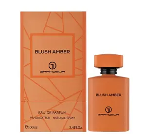 Grandeur Elite Blush Amber Eau De Parfum 100ml For Women - Bergamot Mandarin Ylang-ylang Lily of the Valley Orange Blossom Tuberose Patchouli Musk Vanilla