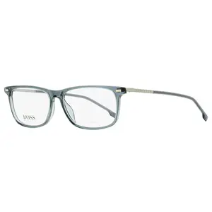 Hugo Boss Rectangular Eyeglasses B1229U KB7 Transparent Gray 56mm
