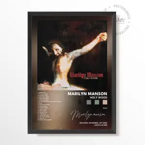 DICH - marilynmansonHolyWoodposter Poster - Unframed #605