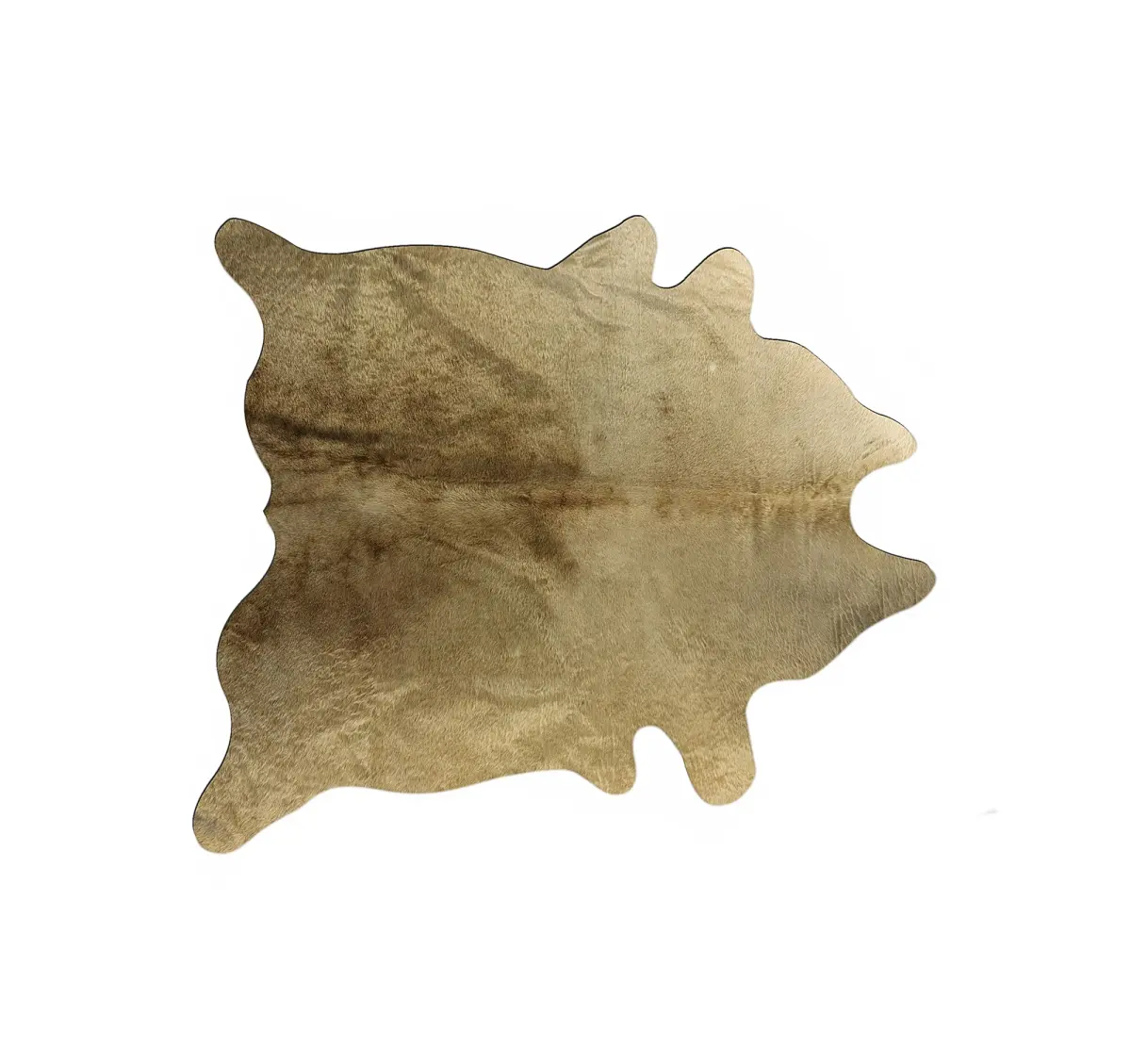 6 x 7 ft. Geneva Cowhide Rug - Gold
