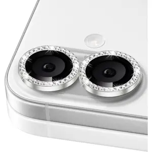 Entronix iPhone 16/16 Plus Camera Lens Protector - Rhinestone Diamonds, Cover Dustproof Handle Installation
