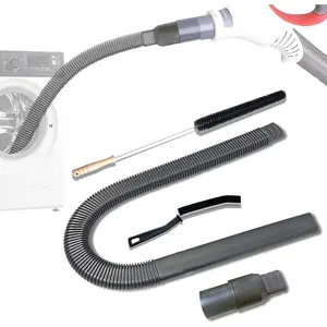 Dryer Vent Cleaner Kit for Shark NV350, NV351, NV352, NV353,NV360,NV500, NV501 Vacuum Attachment with Dryer Lint Brush and Hard Bristle Crevice Brush for Dryer Vent Replacement Parts