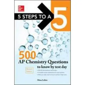 USED-5 Steps to a 5 500 AP Chemistry Questions to Know by Test Day, 2nd Edition by Lebitz, Mina (Paperback)