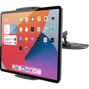 for Sturdy iPad Holder for  CD Slot Tablet Mount, 2-in-1 Universal 4.7-" Holder for iPad Pro Air Mini, , Galaxy Z Fold, Adjustable 360, Road Trip Essentials