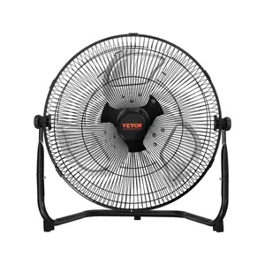 VEVOR Floor Fan 3 Speeds 360° Adjustable Tilt High-Velocity Industrial Fan