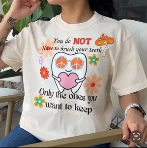 You Don't Have to Brush Your Teeth Ivory Tee