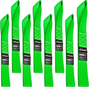 Nilight Soft Loop 1.7”×17" Motorcycle Tie Down Straps Heavy Duty 12000Lbs Max Break Strength for Securing ATV UTV Kayak Moving Cargo Lawnmowers Truck