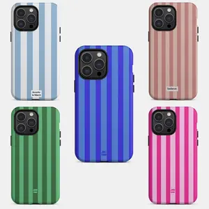 Plaid stripes Protective case, fun design, compatible with iPhone 17 Pro Max, 17Air, 16 Pro, 15 Plus, 14, 13, 12 and 11, TPU full screen, shockproof, stylish, scratch-resistant, soft silicone material, drop-proof Protection Cover