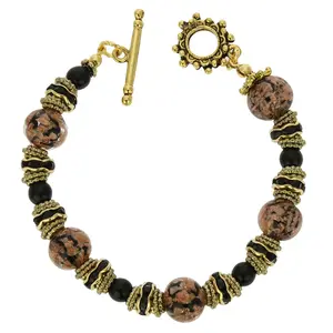 Glass Of Venice Murano Glass Symphony Bracelet - Black