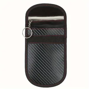 Premium Car Key Signal Protector - Advanced Faraday Cage RFID Blocking Bag - Universal Fit for Car Accessories, Ensuring Ultimate Security & Privacy in a Portable Design