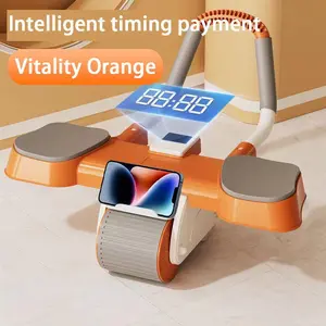 Automatic Rebound Ab Abdominal Exercise Roller Wheel, Ab Workout Equipment, Smooth Rebound, Fitness Home Gym Exercise Tool for Abs Core Strength Training
