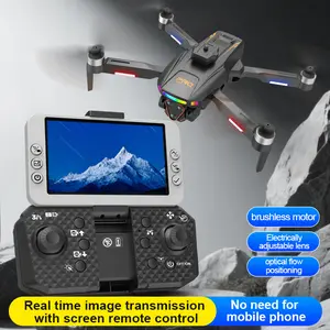 X01 Drone with Screen Remote (Takes Photos), HD Dual Camera, 360° Obstacle Avoidance, Brushless, Optical Flow Hover, Gesture, 50X Zoom, Smart Follow, Waypoint, Over-Distance Alert, Electric Fence, 20min Flight, 100m Range, Foldable for Adults outdoorfun