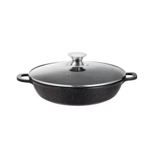 Holla bajita marble coating 36cm  caserola de marble antiaderente de 36 cm  pfoa free