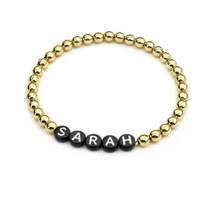 Custom Beaded Name Bracelet