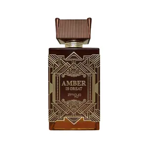 Zimaya Amber Is Great Eau de Parfum - 3.4 oz Full-Size Alcohol-Based Elegant Modern Fruit-Infused Women's Fragrance, Elegant Women's Fragrance