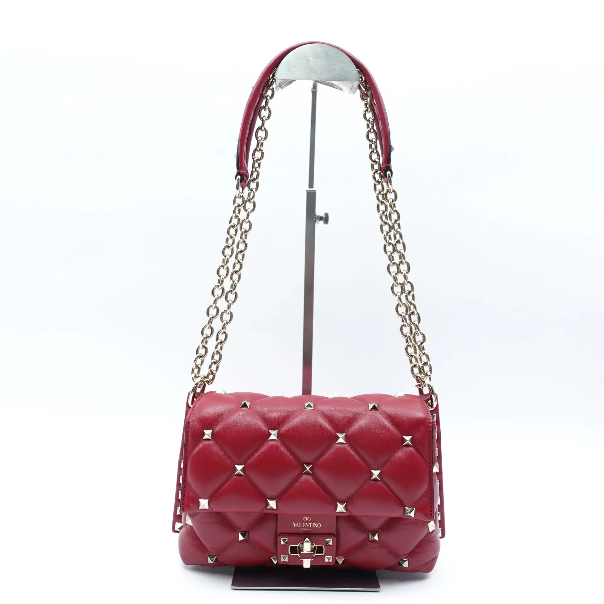 Pre-owned Valentino Leather Shoulder Bags Red Shoulder Bag T10412869