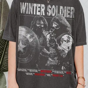 Comfort Colors Winter Soldier T-Shirt, Winter Soldier Bucky Barnes Bootleg Fan Tee T-Shirt, Gift For Women and Man Unisex T-Shirt