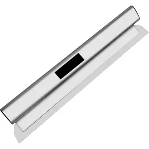 Skimming Blade And Smoothing Knife, 40 Inch Aluminum Blade Profile, European Stainless Steel Construction Knife, Knockdown Spatula For Gyprock, Drywall, And Wall Board Finishing, Sheetrock Joints Smoothing Tool For Construction