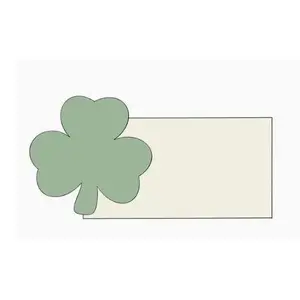 Shamrock  Plaque Cookie Cutter