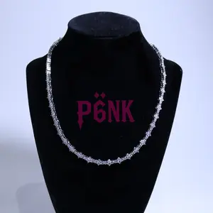 P6NK Cröss Necklace - Silver, Gold
