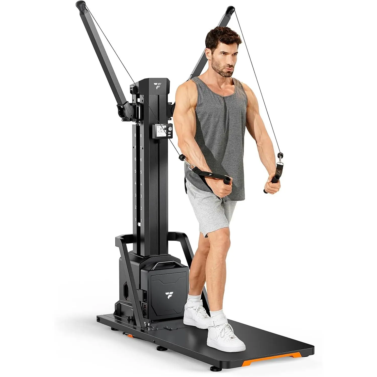 Titan Smart Home Gym, All-in-One Strength Training and Ski Machine, Digital Weight System for Full Body Workout, Functional Gym Machine, Squat Rack & Ski Machine