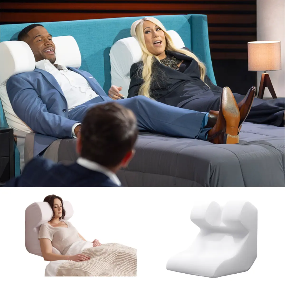 Snorinator Pillow The Viral Upright Sleep Pillow – Anti-Snoring Wedge As Seen on Shark Tank