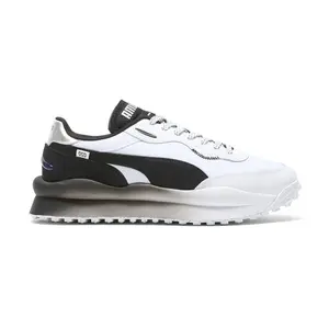 PUMA Mens Style Rider Zinc Lace Up Sneakers Shoes Casual - White