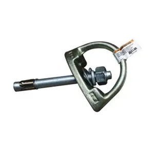 212 MAIN Permanent Forged Steel D-Bolt Fall Anchor, 493-417C Model, Concrete Expansion Design, Corrosion Resistant, Corrosion Res.