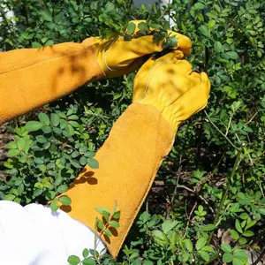 Gardening Gloves, Long Sleeve Anti-thorn Gloves, Anti-scratch Gloves for Rose Pruning, Garden Gloves for Men & Women