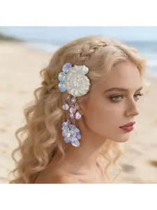 2026 New Spring Summer Romantic Seashell Hair Clip for Vacation Holiday Photo Accessories